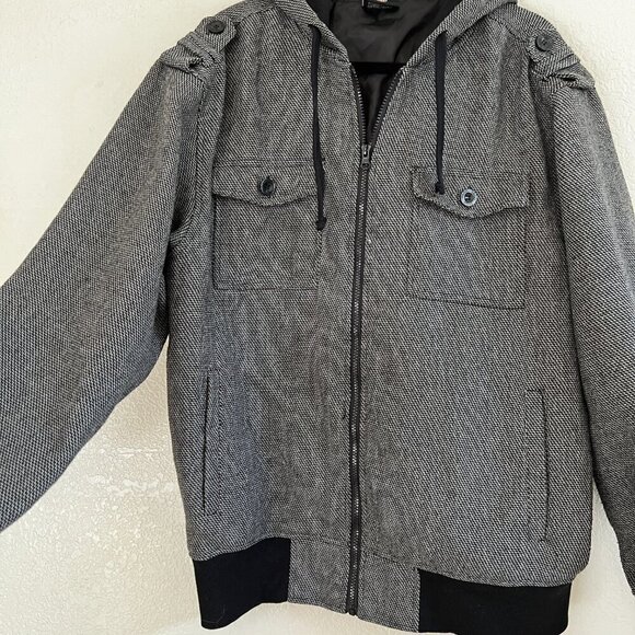 Y2K Cyber Goth Yago Brand Jesse Pinkman Baggy Grunge Skate Zip Hooded Jacket 2XL - Picture 7 of 9